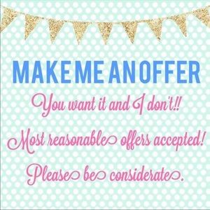 Don't be afraid to make me an offer! ❤️